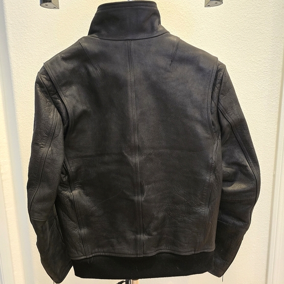 Rag & Bone Mens Leather Jacket - Picture 2 of 6